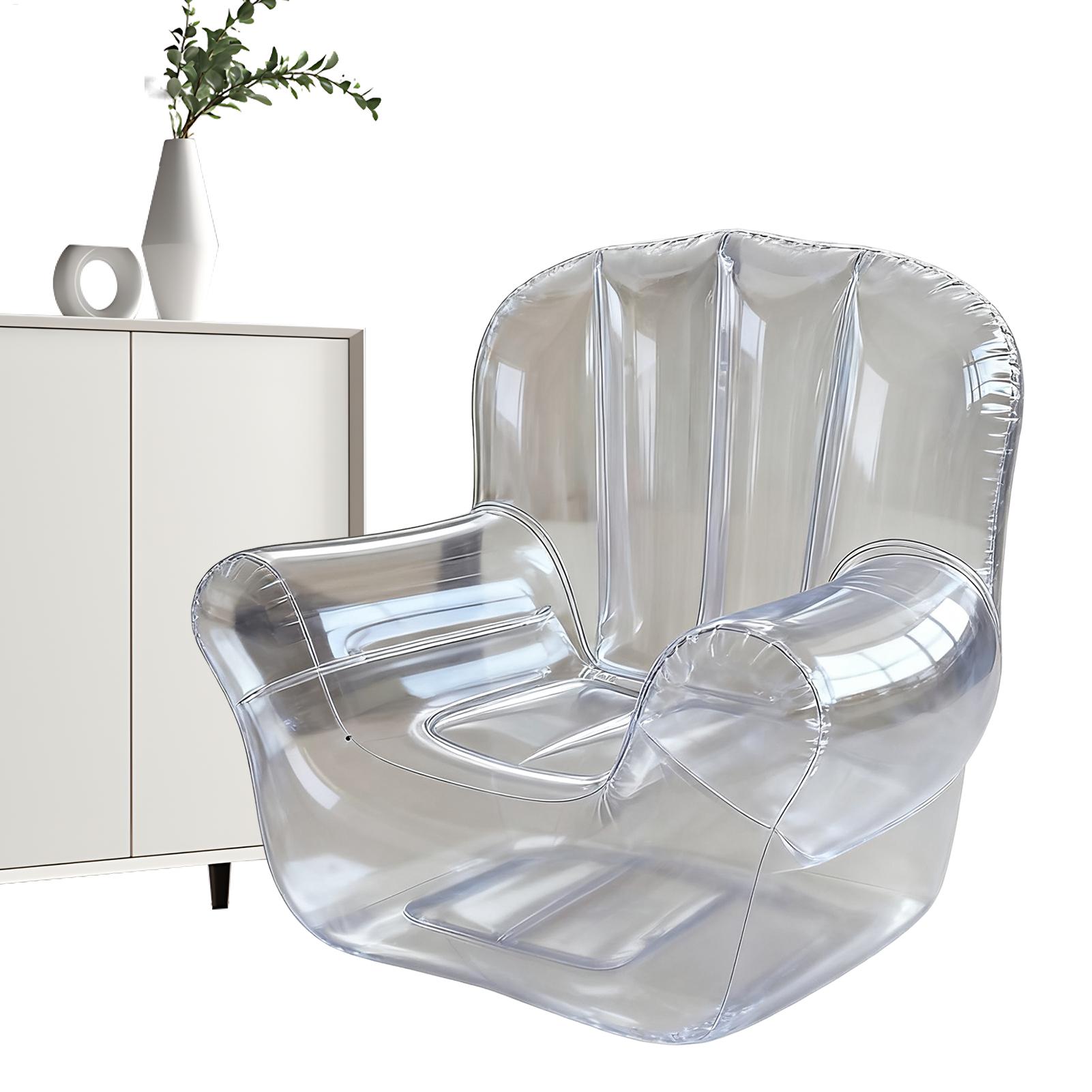 Outdoor Furniture For Pool - Thickened Transparent Sofa PVC Inflatable Sofa