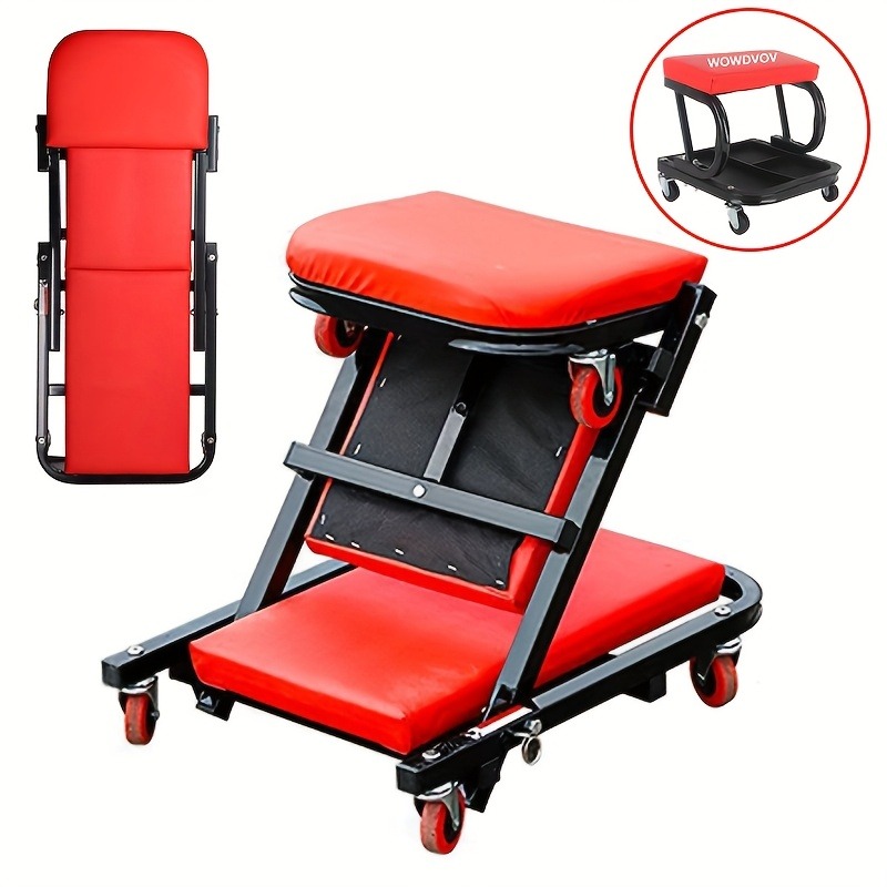 Outdoor Furniture Store - 2-in-1 folding tool stool, maintenance lying