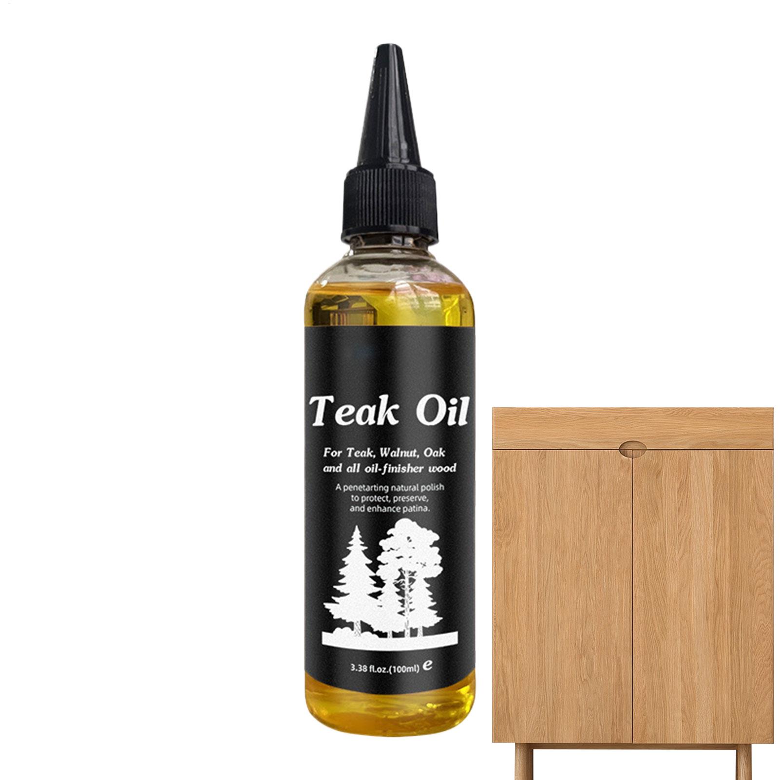 Outdoor Furniture Oil Teak - 100ml Furniture Oil WoodPolish Natural Gentle