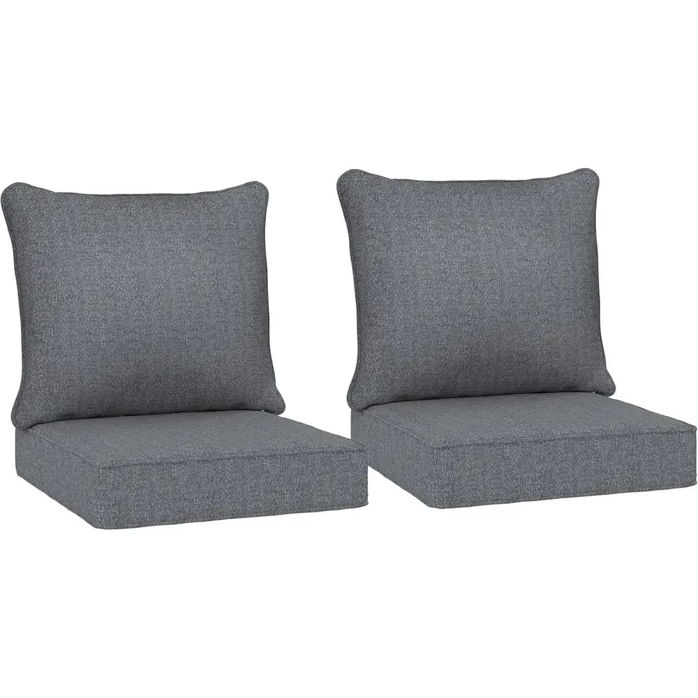 Outdoor Furniture Cushions 24 X 24 - Weather-Resistant Outdoor Chair Cushions Set of