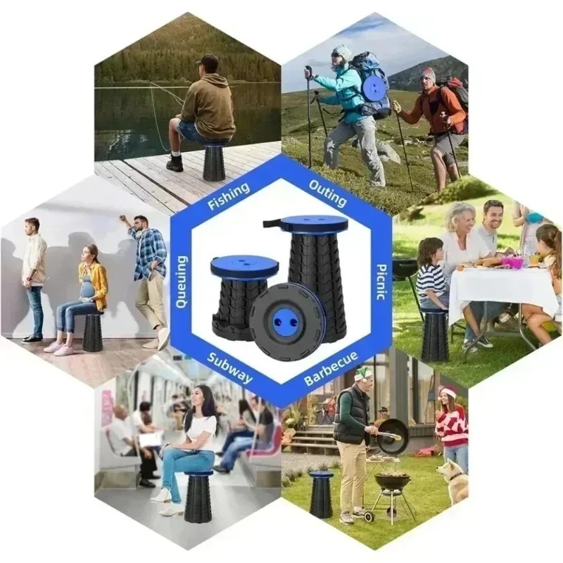 Outdoor Furniture Diy Plans - Lightweight Portable Retractable Folding Stool Outdoor