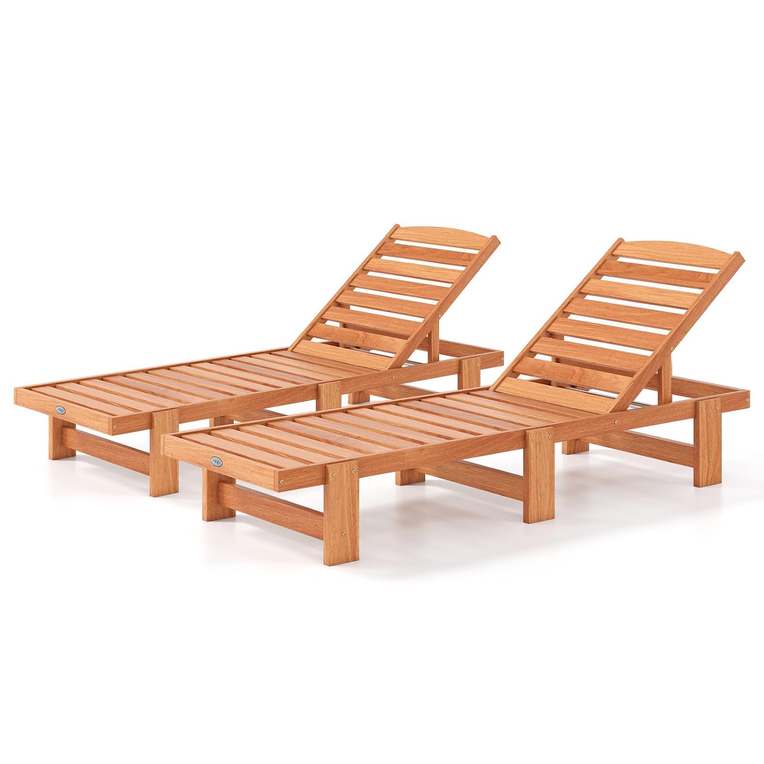 Outdoor Furniture Oil Teak - Solid Wood Chaise Lounge, Outdoor Lounge