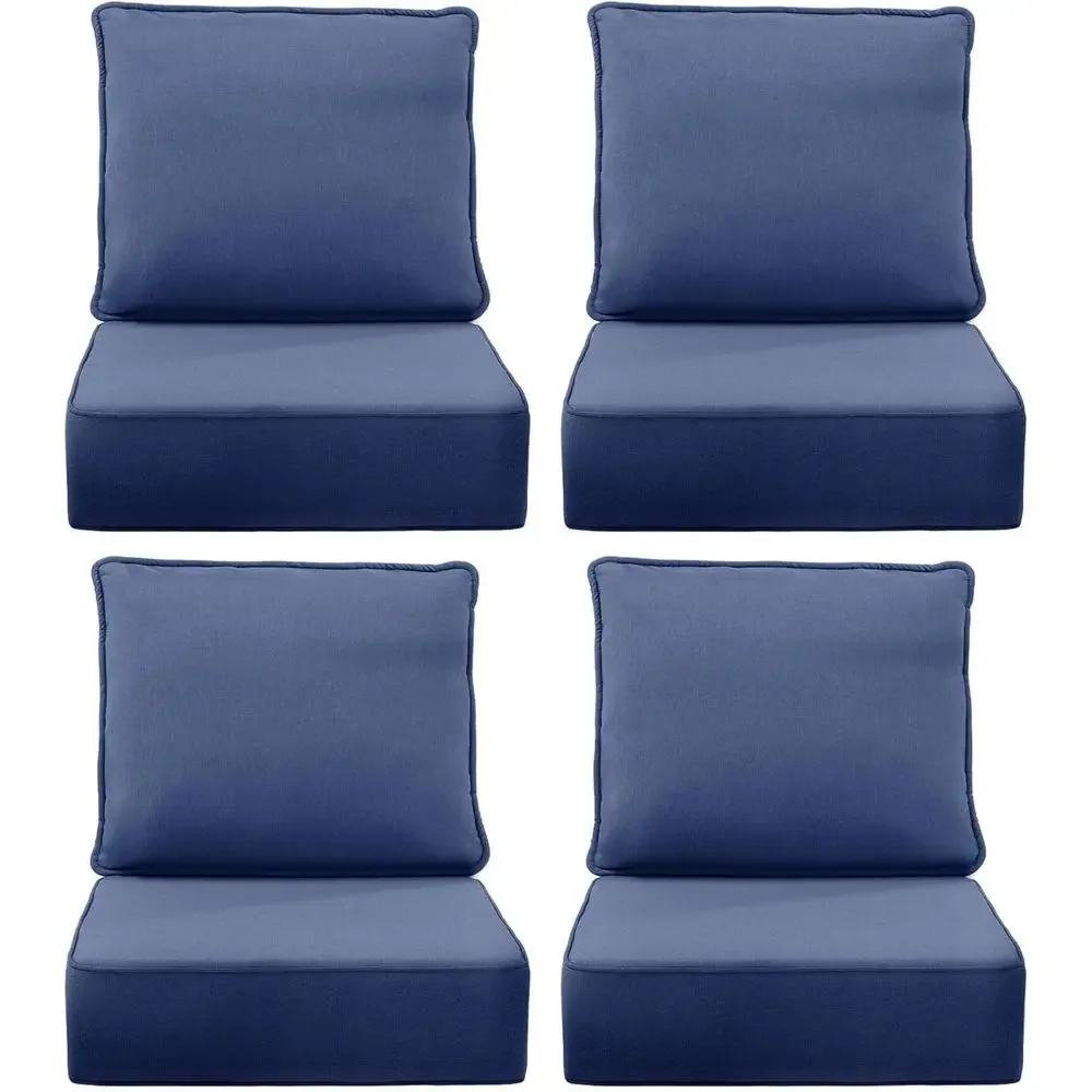 Outdoor Furniture Cushions 24 X 24 - 6 Thick Outdoor Chair Cushions, 24x24