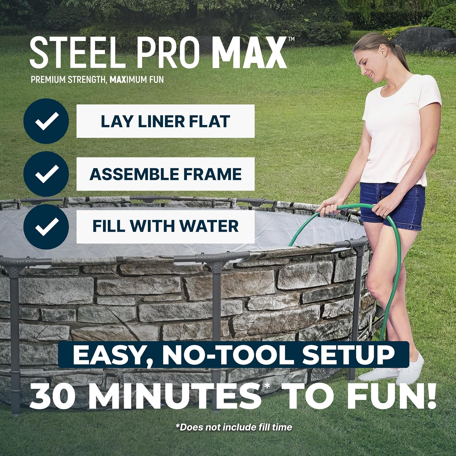 Steel Pro Max 12 Foot x 30 Inc - Outdoor Furniture For Pool review and price
