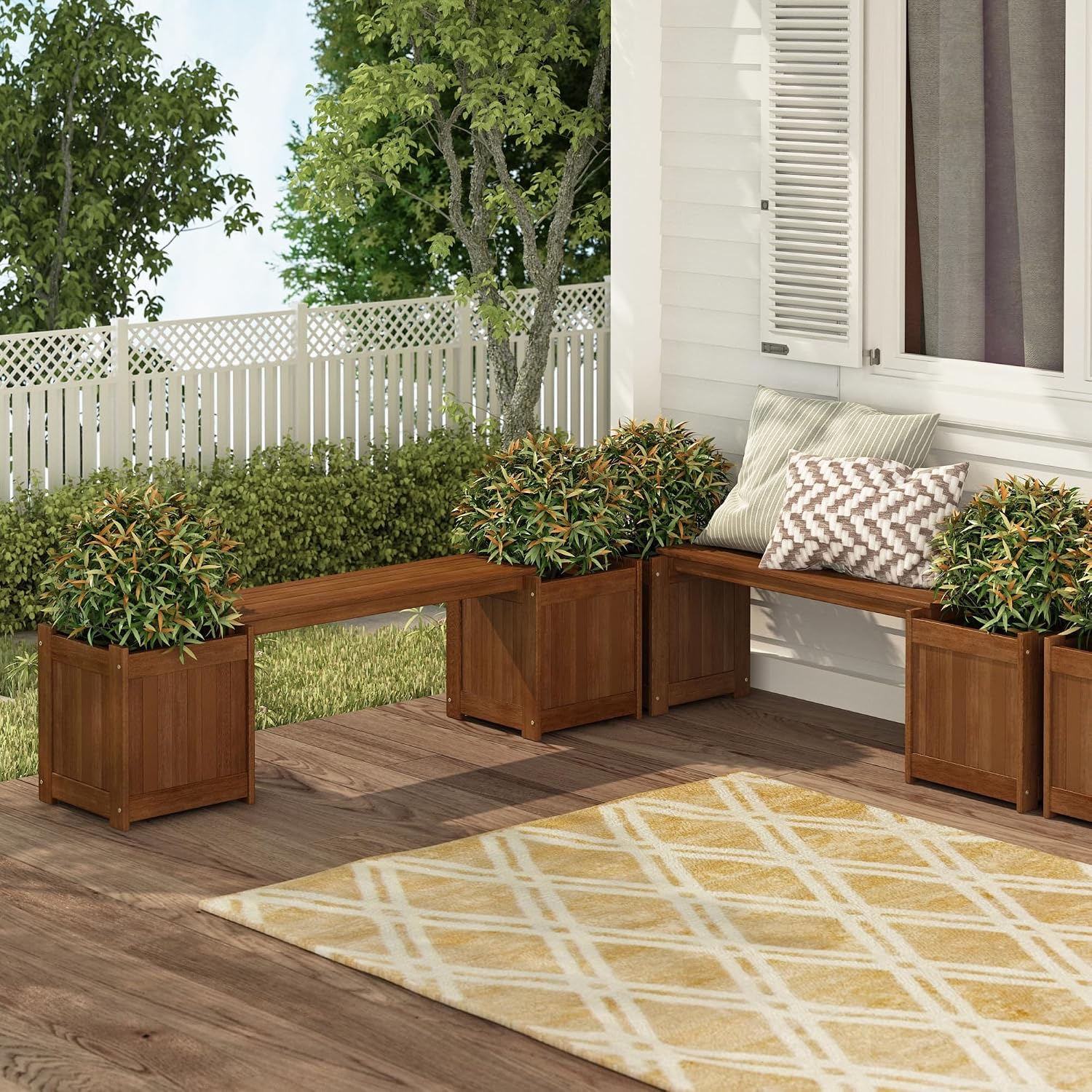 Indoor Outdoor Wooden Planter  - Outdoor Furniture Oil Teak review and price