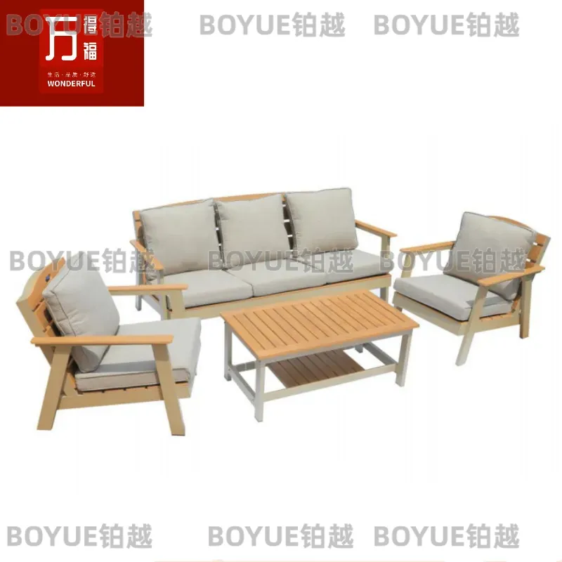 Outdoor Aluminum Alloy Sofa Se - Outdoor Furniture Metal Chairs review and price