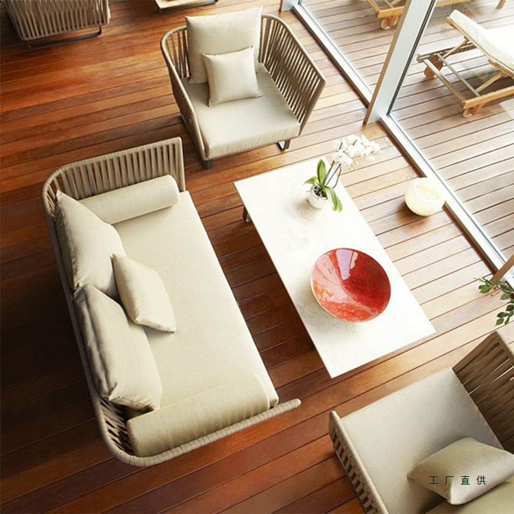 Outdoor Rattan Sofa Set Waterp - Outdoor Furniture Metal Chairs review and price