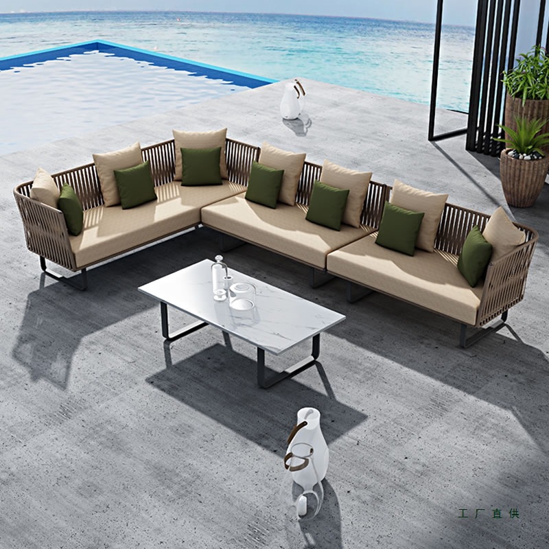 Outdoor Rattan Sofa Set Waterp - Outdoor Furniture Metal Chairs review and price