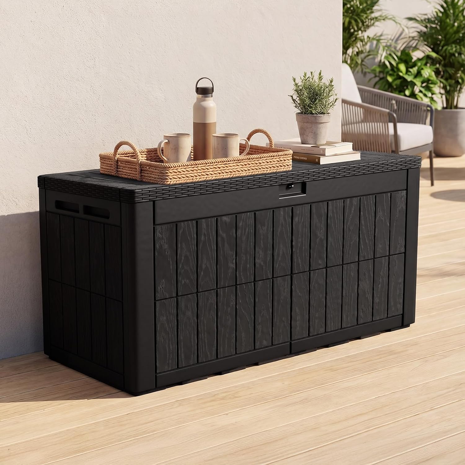 120 Gallon Large Outdoor Stora - Outdoor Furniture For Pool review and price