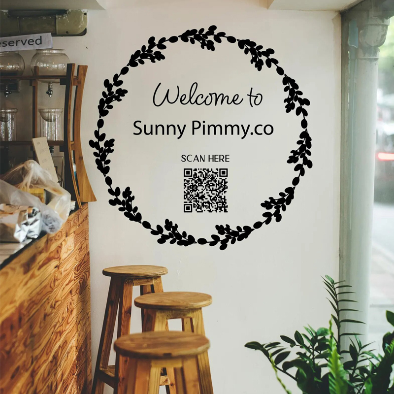 Leaf wreath decal for front st - Outdoor Furniture Store review and price