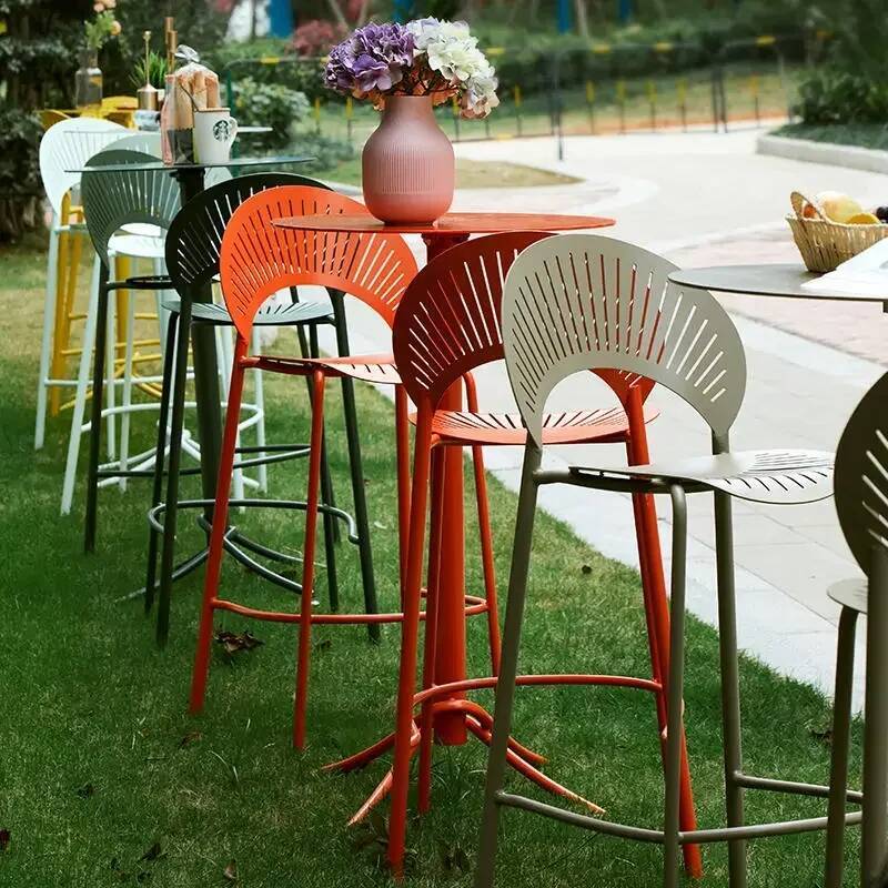 Yellow Industrial Bar Stools N - Outdoor Furniture Yellow review and price