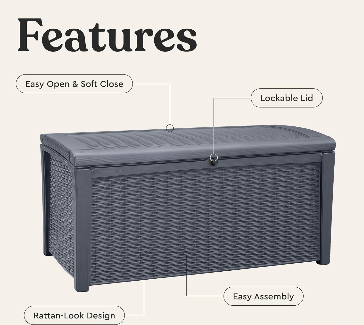 110 Gallon Outdoor Storage Dec - Outdoor Furniture For Pool review and price