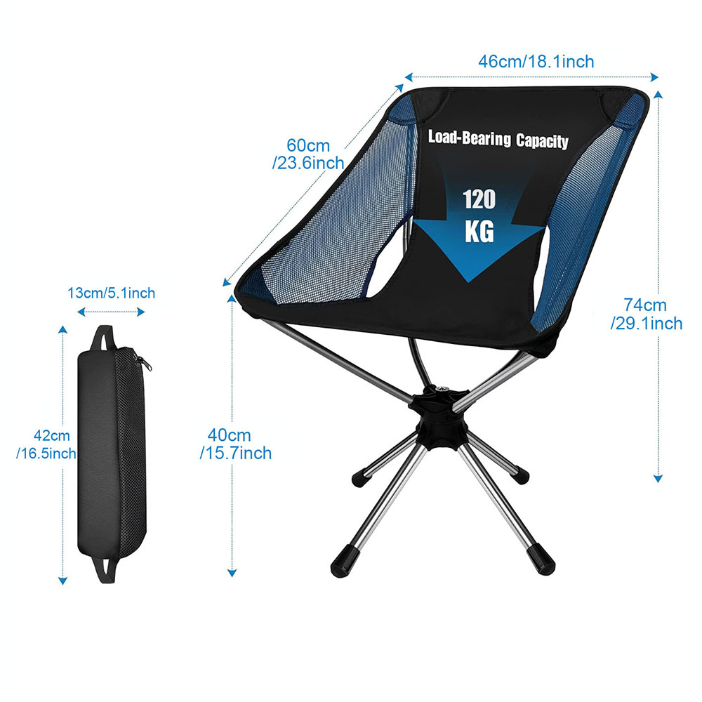 Folding Camping Chair 360° Rot - Outdoor Furniture Diy Plans review and price