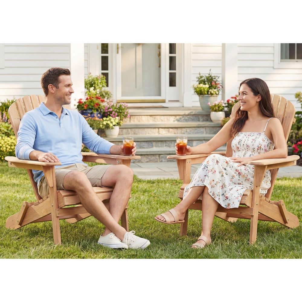 Classic 4-Piece Adirondack Cha - Adirondack Chair Wood review and price