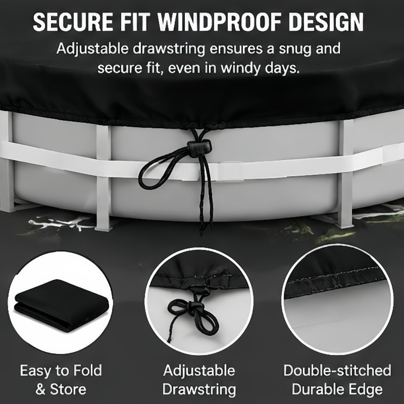 Oxford Round Pool Cover Waterp - Outdoor Furniture For Pool review and price