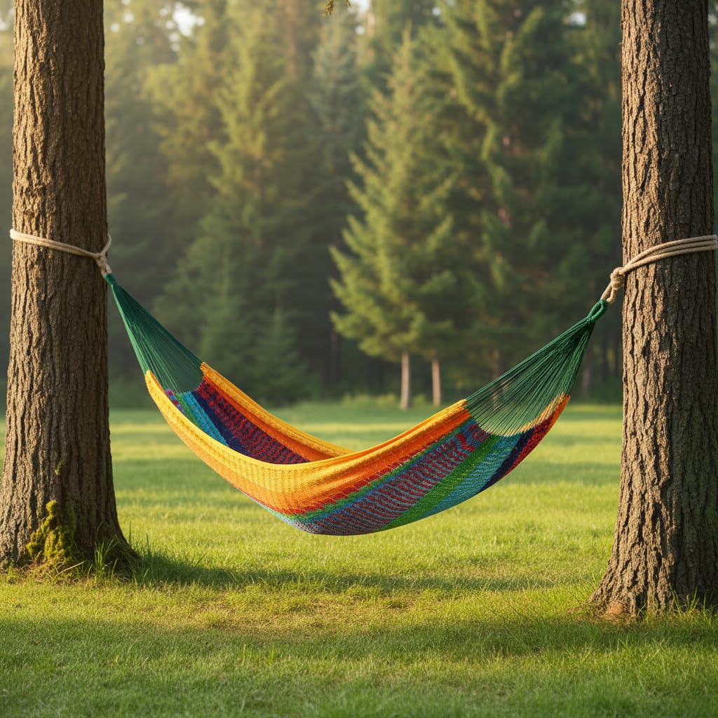 Green Red & Yellow Striped Dou - Outdoor Furniture Yellow review and price