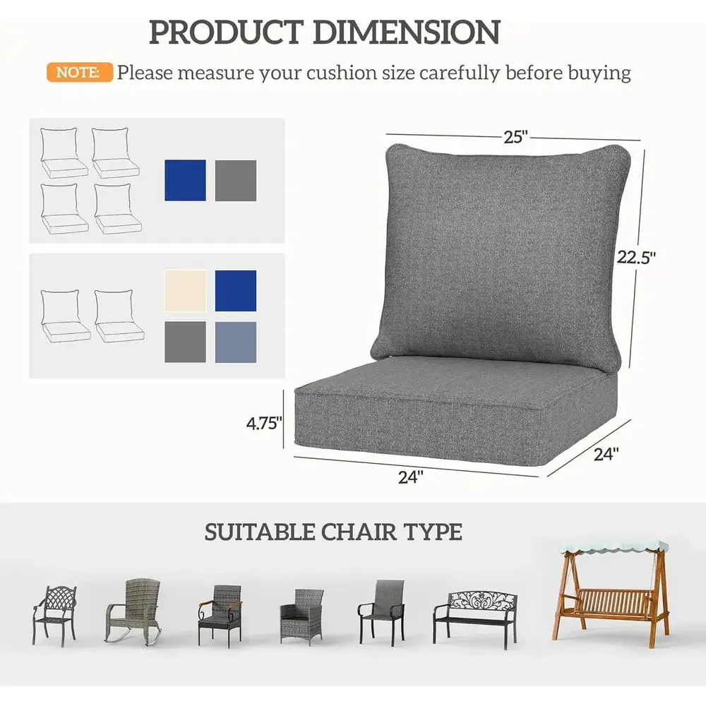 Weather-Resistant Outdoor Chai - Outdoor Furniture Cushions 24 X 24 review and price