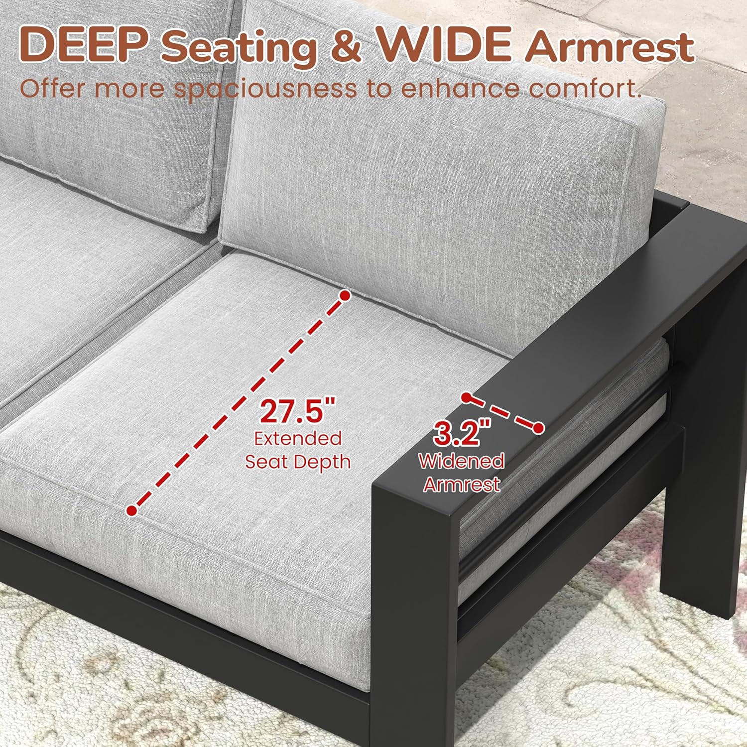 Patio Furniture Metal Armchair - Outdoor Furniture Metal Chairs review and price
