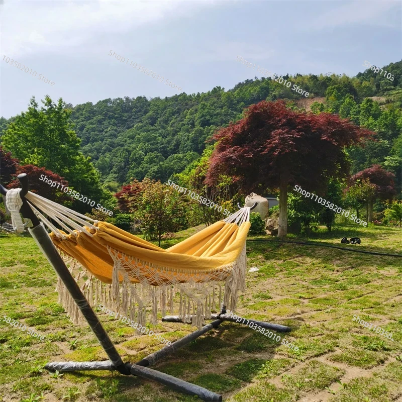 Minimalist Yellow Tassel Doubl - Outdoor Furniture Yellow review and price