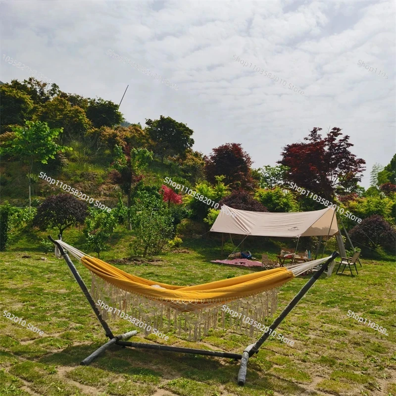 Minimalist Yellow Tassel Doubl - Outdoor Furniture Yellow review and price