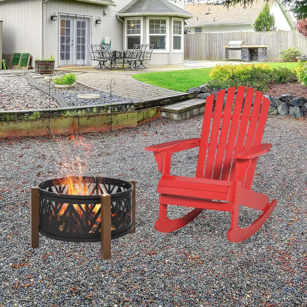 Wooden Adirondack Rocking Chai - Adirondack Chair Wood review and price