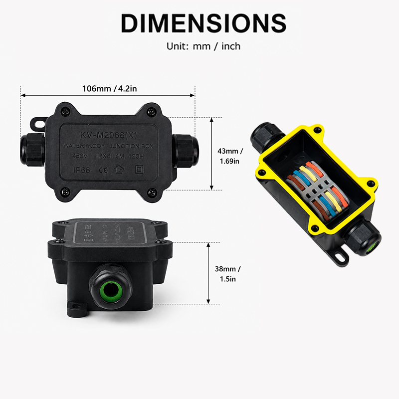 IP68 Waterproof Junction Box 2 - Outdoor Furniture Outlet review and price