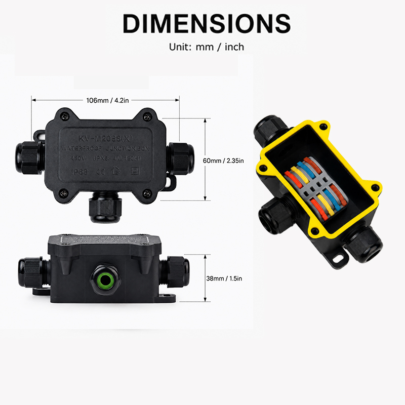IP68 Waterproof Junction Box 2 - Outdoor Furniture Outlet review and price