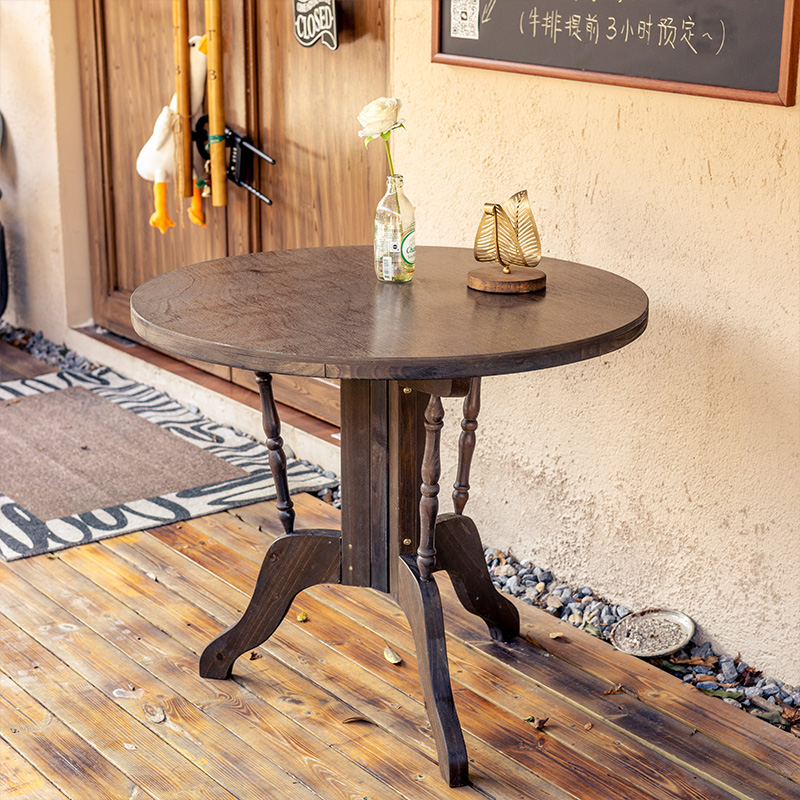 Retro Dining Table Round Table - Outdoor Furniture Shop review and price