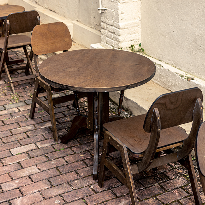 Retro Dining Table Round Table - Outdoor Furniture Shop review and price