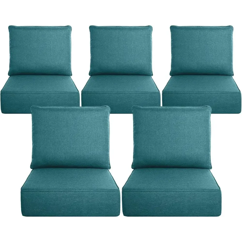 6 Thick Outdoor Cushion Set -  - Outdoor Furniture Cushions 24 X 24 review and price