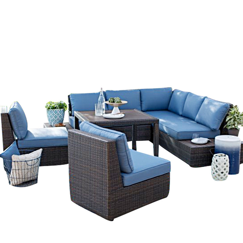 Outdoor Sofa Courtyard Rattan  - Outdoor Furniture Metal Chairs review and price