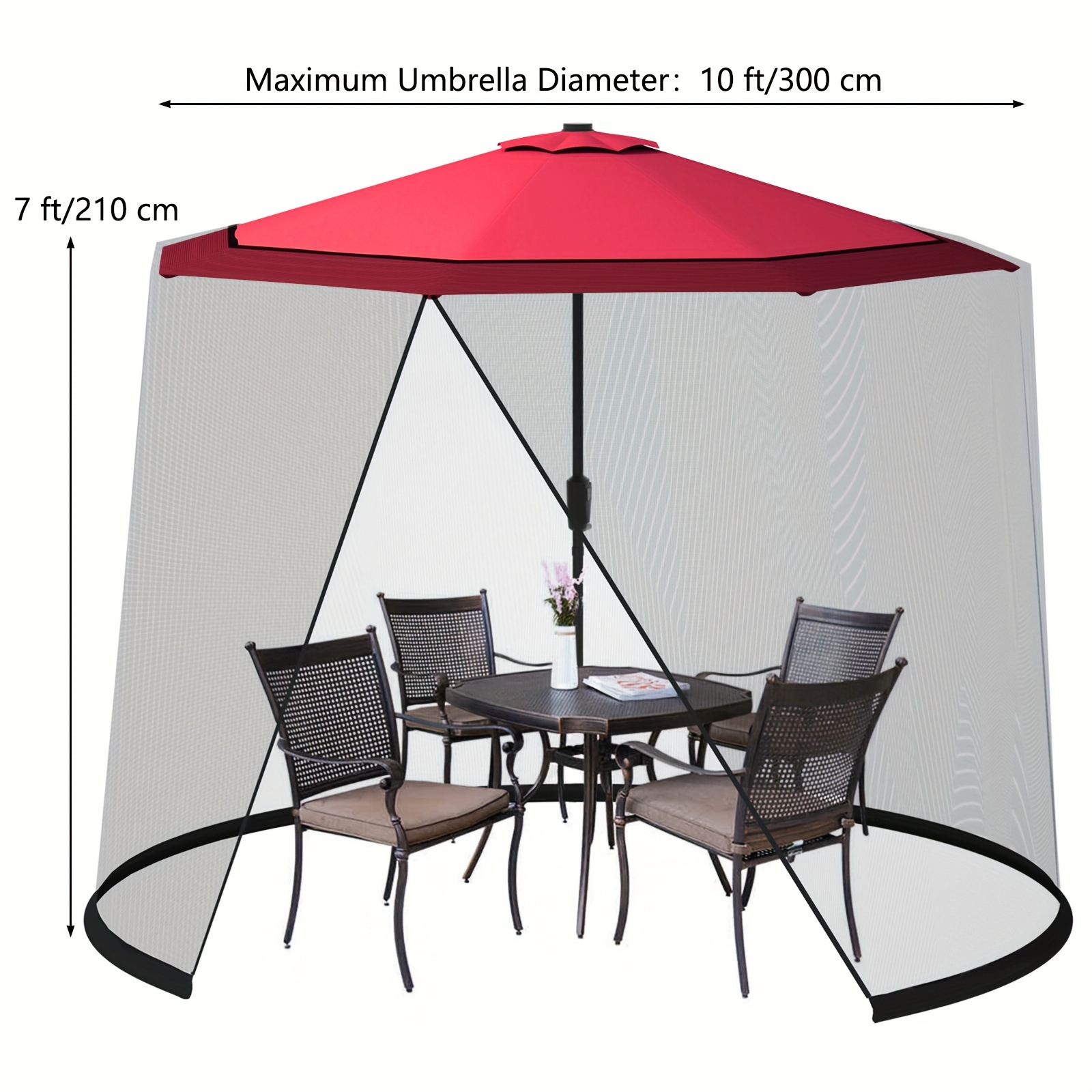9FT 10FT Patio Umbrella Mosqui - Outdoor Furniture Usa review and price