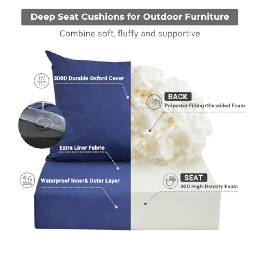 Outdoor Cushions for Patio Fur - Outdoor Furniture Cushions 24 X 24 review and price