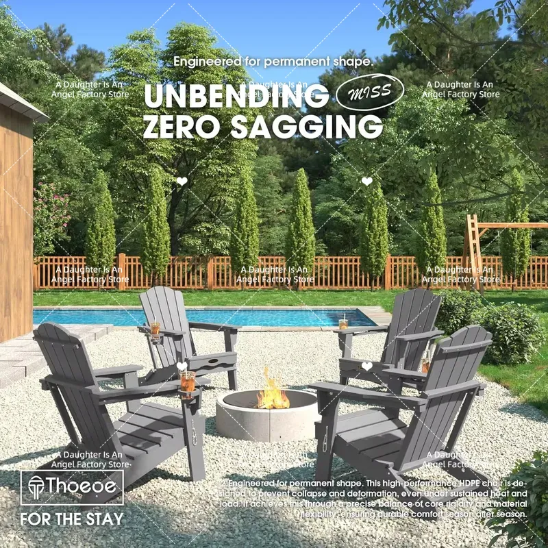 Set of 2 Folding Adirondack Ch - Adirondack Chair Wood review and price